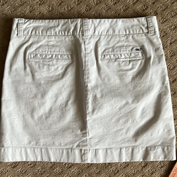 Vineyard Vines Khaki Cotton Preppy Skirt - Picture 7 of 7